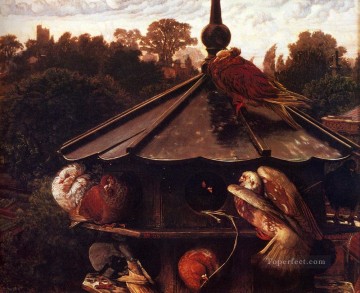ウィリアム・ホルマン・ハント Painting - 聖スウィツィン祭または鳩小屋 イギリスのウィリアム・ホルマン・ハント